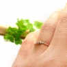 Feiner Ring aus 925er Silber mit quadratischer Kugel Minimalistisch...