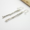 Branch sterling silver long earrings Eda Desiree Schmidt Paris