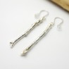 Branch sterling silver long earrings Eda Desiree Schmidt Paris