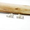 Zweig kleine Ohrstecker aus Sterlingsilber Eda Desiree Schmidt Paris