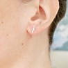 Zweig kleine Ohrstecker aus Sterlingsilber Eda Desiree Schmidt Paris