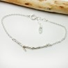Bracelet tendance branche en argent 925 made in France