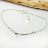 Bracelet créateur branche en argent 925 made in France