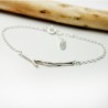 Bracelet branche en argent 925 fait main made in France