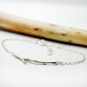 Bracelet branche en argent 925 made in France artisanat français