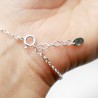 Bracelet réglable branche en argent 925 made in France