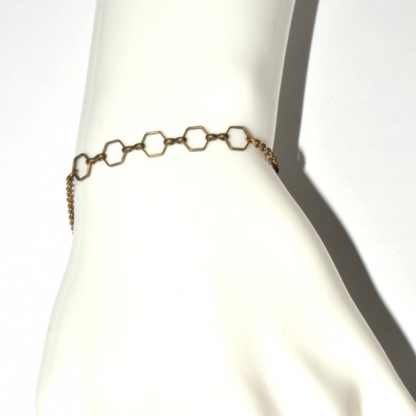 Basic small aged bronze ajustable bracelet Basic 19,00 €