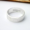 bague large en argent fabrication française nature