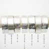 Bagues unisexe larges en argent 925 tendance made in France