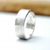 bague pour homme et femme quadrillée fabrication française