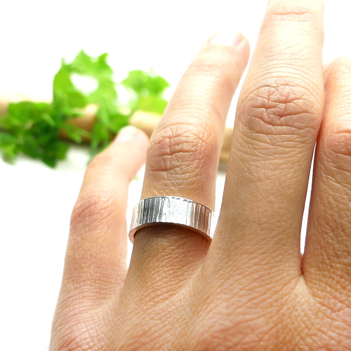 BAGUE LARGE MOTIFS Striés Argent Massif Vieilli 925/1000 Bijoux femme CHOIX EUR 65,00 - FR