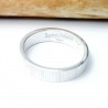 bague en argent large nature made in France
