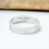 Bague écorce en argent 925 made in France