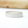 Sandgestrahlter Hochzeitsring aus recyceltes 925er Silber für Damen und Herren