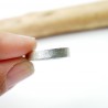 Sandgestrahlter Hochzeitsring aus recyceltes 925er Silber für Damen und Herren