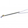 Collier minimaliste en argent 925 et or 24 carats Perle de Pluie Desiree Schmidt Paris