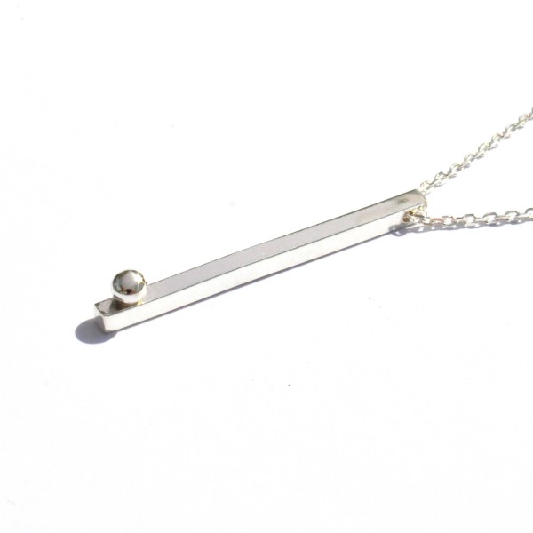 Rain Drop sterling silver adjustable necklace Desiree Schmidt Paris Rain drop 67,00 €