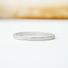 Sandgestrahlter dünner Stapelbarer Ring aus recyceltes 925er Silber für Damen und Herren