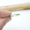 bague pour homme et femme sablé mat fabrication française