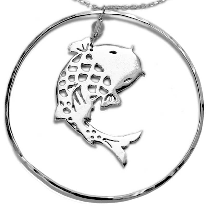 Koï fish long necklace. Sterling silver. Koi 127,00 € Koï fish long necklace. Sterling silver. Koi 127,00 €