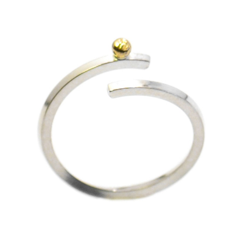 Gold Rain Drop adjustable sterling silver ring Rain drop 97,00 € Gold Rain Drop adjustable sterling silver ring Rain drop 97,00 €