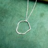 Maya Wolke Halskette aus recyceltem und upgecyceltem 925er Silber, ...
