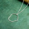 Maya cloud necklace in recycled and upcycled 925 silver Maya Desire...