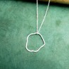 Maya Wolke Halskette aus recyceltem und upgecyceltem 925er Silber, ...
