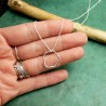 Maya Wolke Halskette aus recyceltem und upgecyceltem 925er Silber, ...