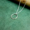 Maya kleine Wolke Halskette aus recyceltem und upgecyceltem 925er S...
