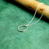 Maya little cloud necklace in recycled and upcycled 925 silver Maya...
