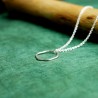 Maya little cloud necklace in recycled and upcycled 925 silver Maya...