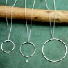 Maya runde Halskette aus recyceltem und upgecyceltem 925er Silber M...