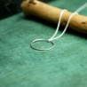 Maya runde Halskette aus recyceltem und upgecyceltem 925er Silber M...