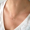 Maya runde Halskette aus recyceltem und upgecyceltem 925er Silber M...