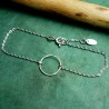 Rundes Maya-Armband aus recyceltem und upgecyceltem 925er Silber, verstellbar