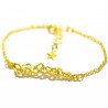 Bracelet réglable Volubilis en bronze doré à l'or fin Volubilis 52,00&nbsp;€