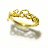 Volubilis ring. Fine golded bronze.  Volubilis 55,00 €