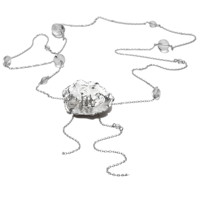 Mellow Meadow Flower long ajustable necklace. Sterling silver. Necklaces 175,00 €