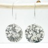 Long Sterling silver Morning Dew pendant earrings Morning Dew Desir...