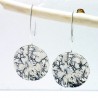 Long Sterling silver Morning Dew pendant earrings Morning Dew Desir...