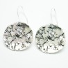 Long Sterling silver Morning Dew pendant earrings Morning Dew Desir...