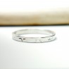 Thin Stars-stamped stakable wedding ring for women and men Recycled...