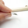 Gebürsteter Ehering aus recyceltem 925er Silber für Damen und Herre...