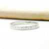 Broad bark wedding ring in recycled 925 silver for women and for me...