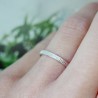 Broad bark wedding ring in recycled 925 silver for women and for me...