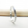Broad bark wedding ring in recycled 925 silver for women and for me...