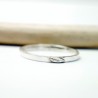 Bague feuille empilable argent 925 recyclé pour femme et pour homme...