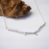 Collier créateur branche en argent 925 de la collection Eda Desiree Schmidt Paris