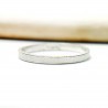 Stapelbarer Sandgestrahlt Ring aus recyceltem 925er Silber für Dame...
